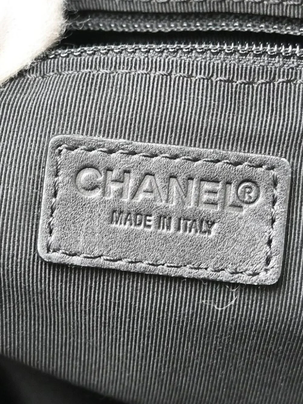 Chanel Black Calfskin Wild Stitch Handbag